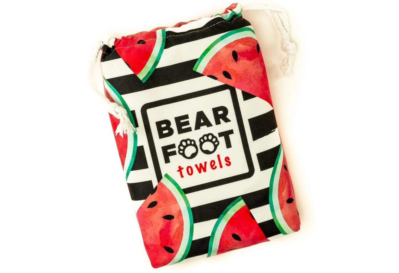 BEARFOOT Mikrofaser Strandtuch mit Tasche Rot - Bild 5