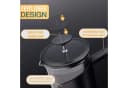 Thiru French Press Kanne Transparent Modern Bild 5