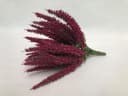 mucPlants Kunstblume Erika Calluna 28cm mit 24 Blütenstielen Rot Bild 2