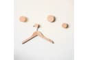 ScandiHooks Wandhaken 4-tlg. Unbehandeltes Eichen-Massivholz Skandinavisch Bild 1