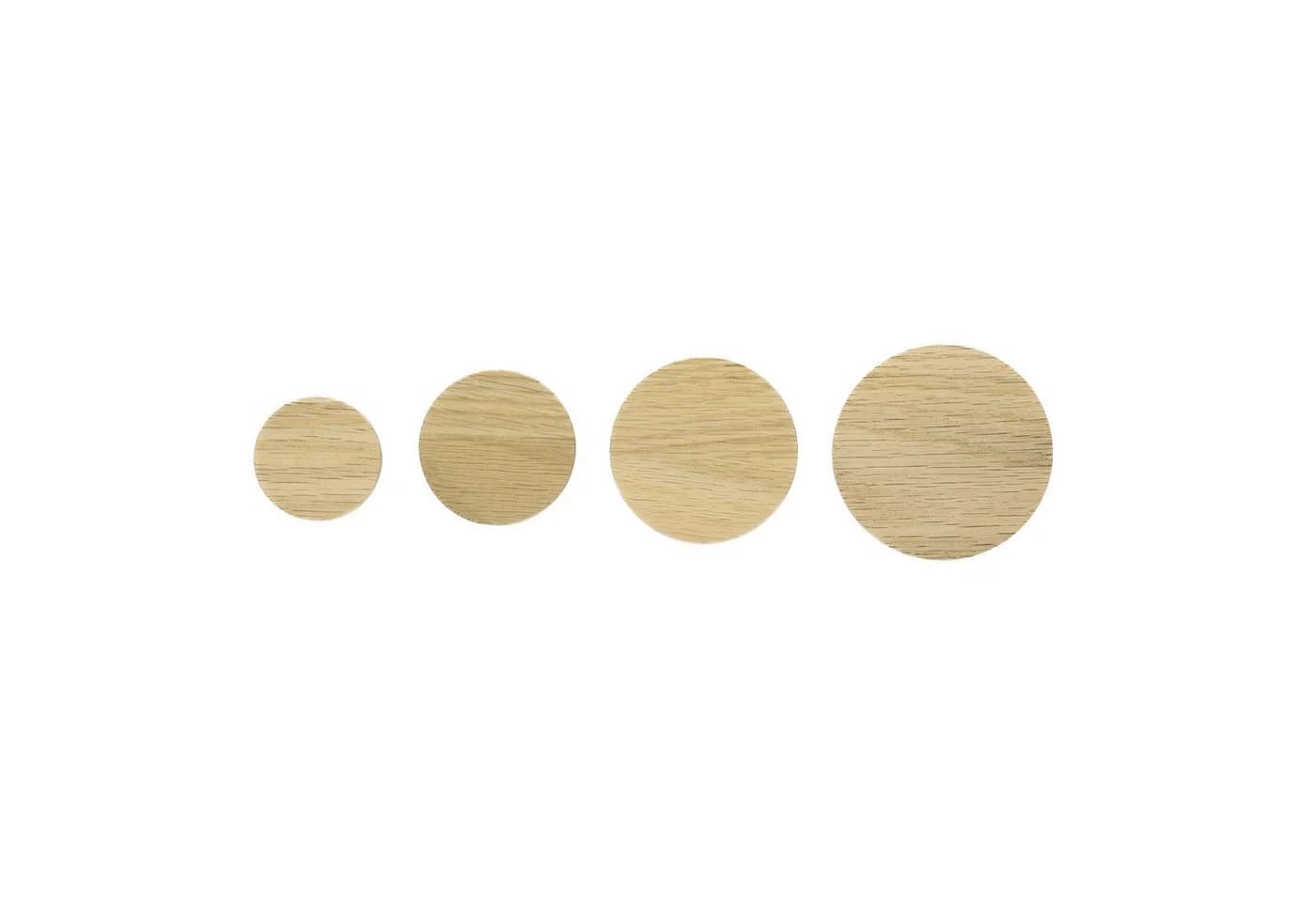 ScandiHooks Wandhaken 4-tlg. Unbehandeltes Eichen-Massivholz Skandinavisch - Bild 5