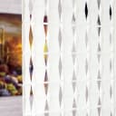 YourCasa Paravent Raumteiler hängend Weiss Lichtdurchlässig Bild 4