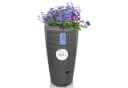 YourCasa Regentonne 240L Grau Wave Design Bepflanzbar Bild 2
