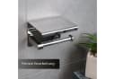 Dolvhin Toilettenpapierhalter Edelstahl mit Ablage ohne Bohren Bild 3