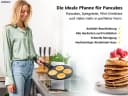 endusor Crêpepfanne Pancake Pfanne ⌀26cm (4 Mulden) Aluminiumguss Bild 1