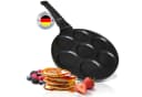 endusor Crêpepfanne Pancake Pfanne 26cm 7 Mulden Aluminiumguss Antihaft Bild 2