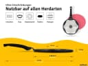 endusor Crêpepfanne 26cm mit Smiley-Motiven für Kinder Bild 3