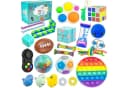 Coradoma Fidget Toys Set 28-tlg. Anti-Stress Pop It & Mochi Sensorik Bild 2