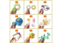Coradoma Fidget Toys Set 27-tlg. Anti-Stress Lernspielzeug Braun Bild 3