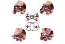 Coradoma Fidget Toys Set 27-tlg. Anti-Stress Lernspielzeug Braun Bild 4
