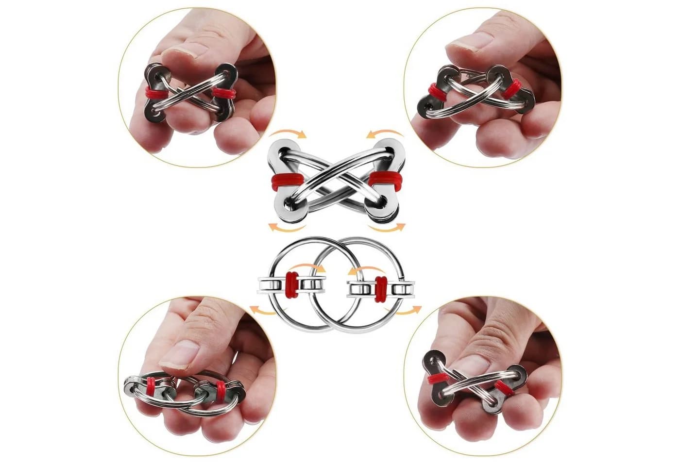Coradoma Fidget Toys Set 27-tlg. Anti-Stress Lernspielzeug Braun - Bild 4