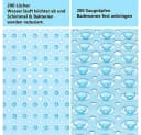 MAJESTICS Solution Badewannenmatte Rutschfest PVC 100x40cm Bild 4