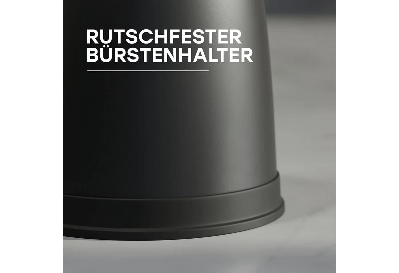 SAVEGA WC-Reinigungsbürste mit Halter Schwarz matt - Bild 5