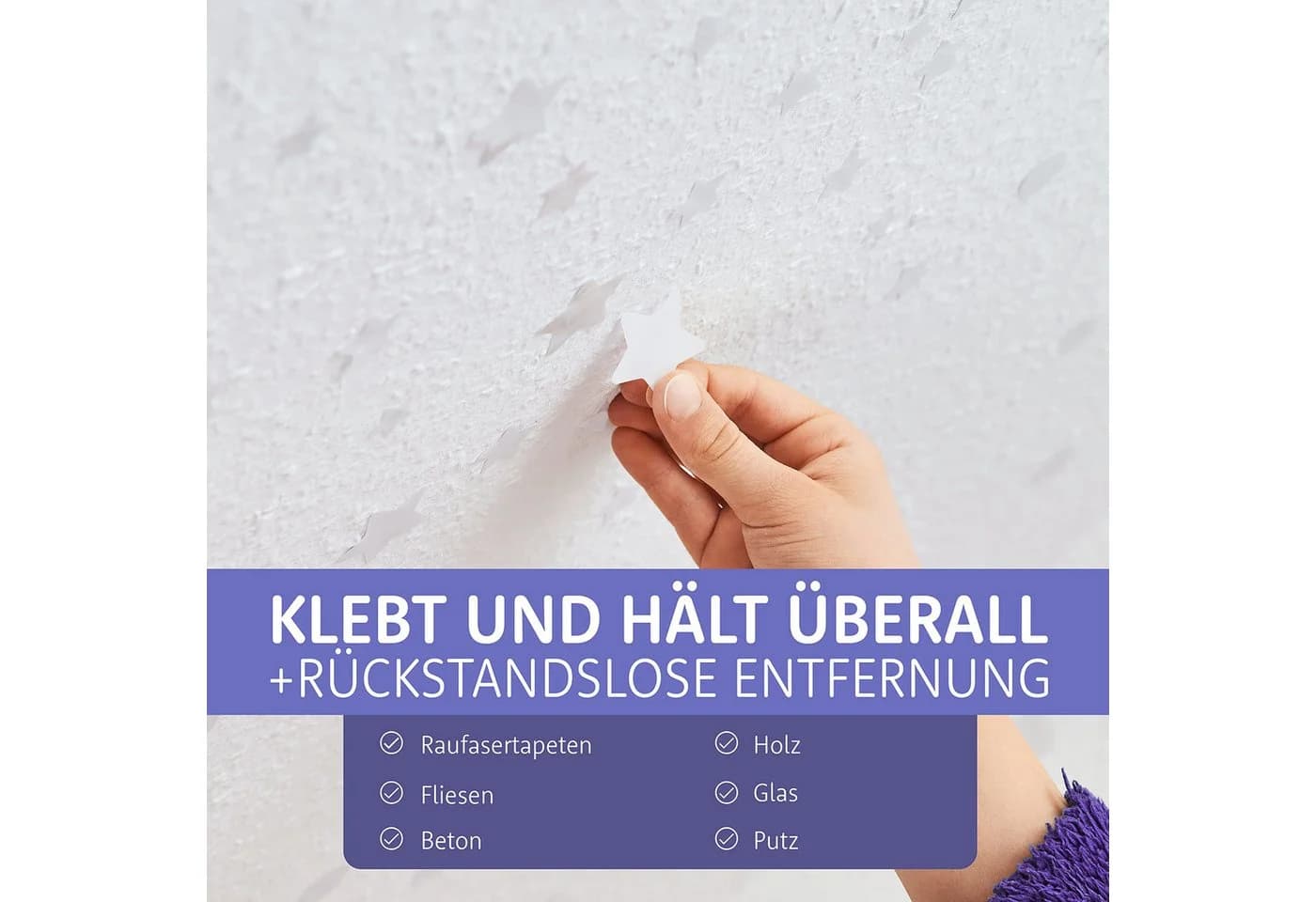 lilimaus Wandsticker Leuchtsterne 400 St Gelb-Grün Selbstklebend - Bild 3