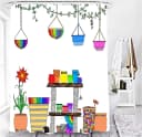 M&W DAS DESIGN Duschvorhang Bunt Wasserdicht Bild 3