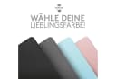 HAMZAM Schreibtischunterlage Grau PU Leder mit Mauspad Funktion Bild 5