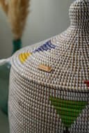YAADU Wäschekorb 100L Handgefertigt Savannengras Bild 3