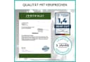 Laakfeld Duschvorhangstange 4-in-1 System Aluminium Rostfrei inkl. 12 Ringe Bild 5
