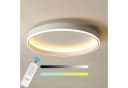 Ailiebe Design LED Deckenleuchte 40cm, 3800lm, dimmbar, mit Fernbedienung, LED fest integriert, modernes Design, Memory Funktion, CRI>80 Bild 2