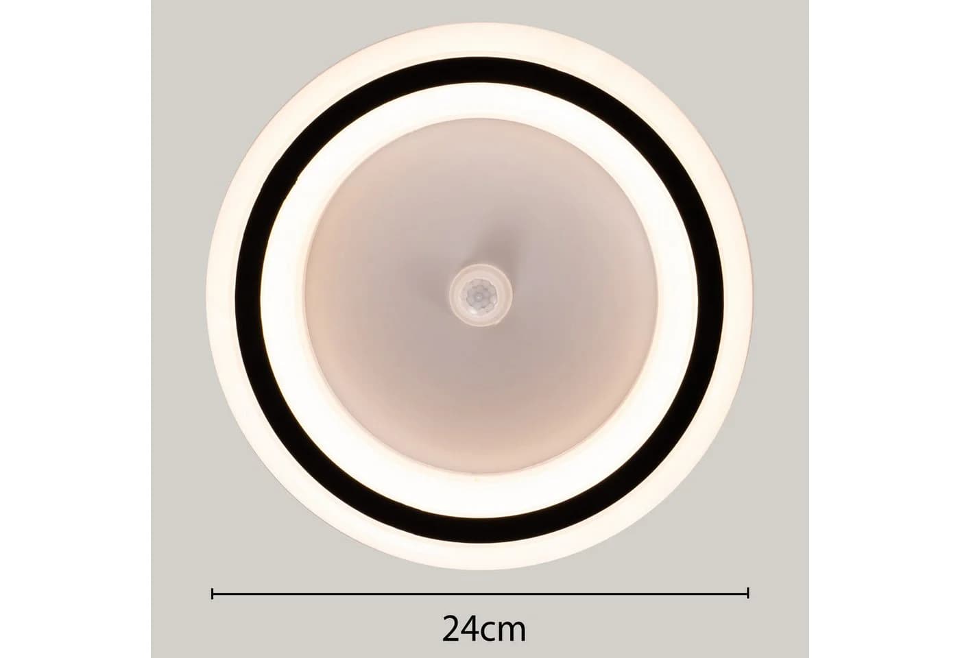 Ailiebe Design LED Deckenleuchte mit Bewegungsmelder Warmweiß 24 cm - Bild 3