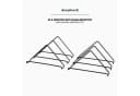 draadwerk® Deko-Wandregal Schallplatten Wandhalterung Set 6-tlg. Schwarz Bild 1