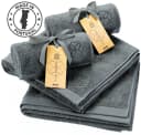 Liebenstein Handtuch Set 4-tlg. Dunkelgrau 100% Baumwolle Bild 2