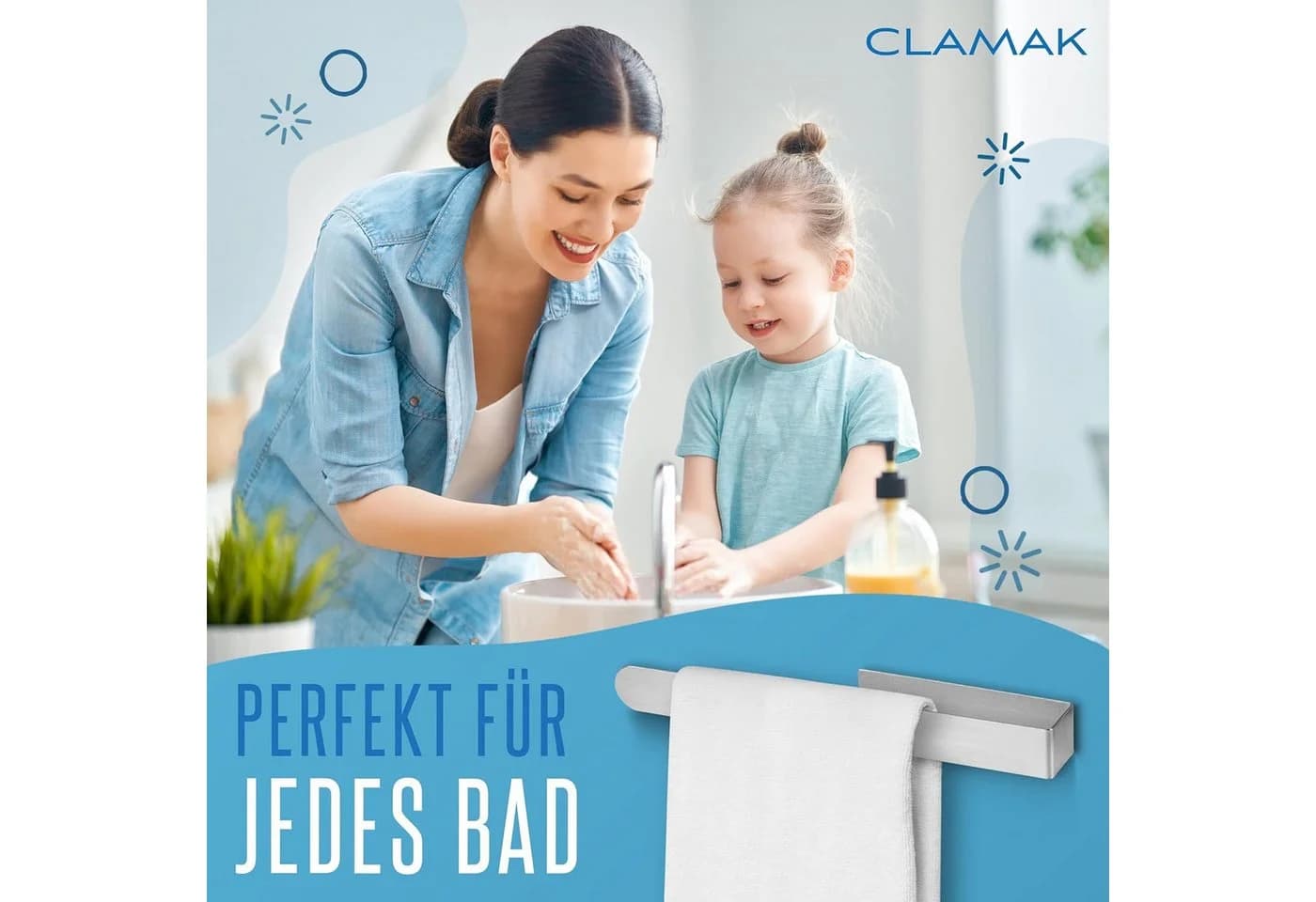 Waidmeister Handtuchhalter Premium Edelstahl Ohne Bohren Silber - Bild 5