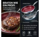 FIXLINE Bratpfanne 28cm Black Forest Edition Kratzfest Edelstahl Bild 1