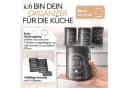 IDEALTASTIC Vorratsdose Premium 1KG Schwarz Stahl Luftdicht Bild 1