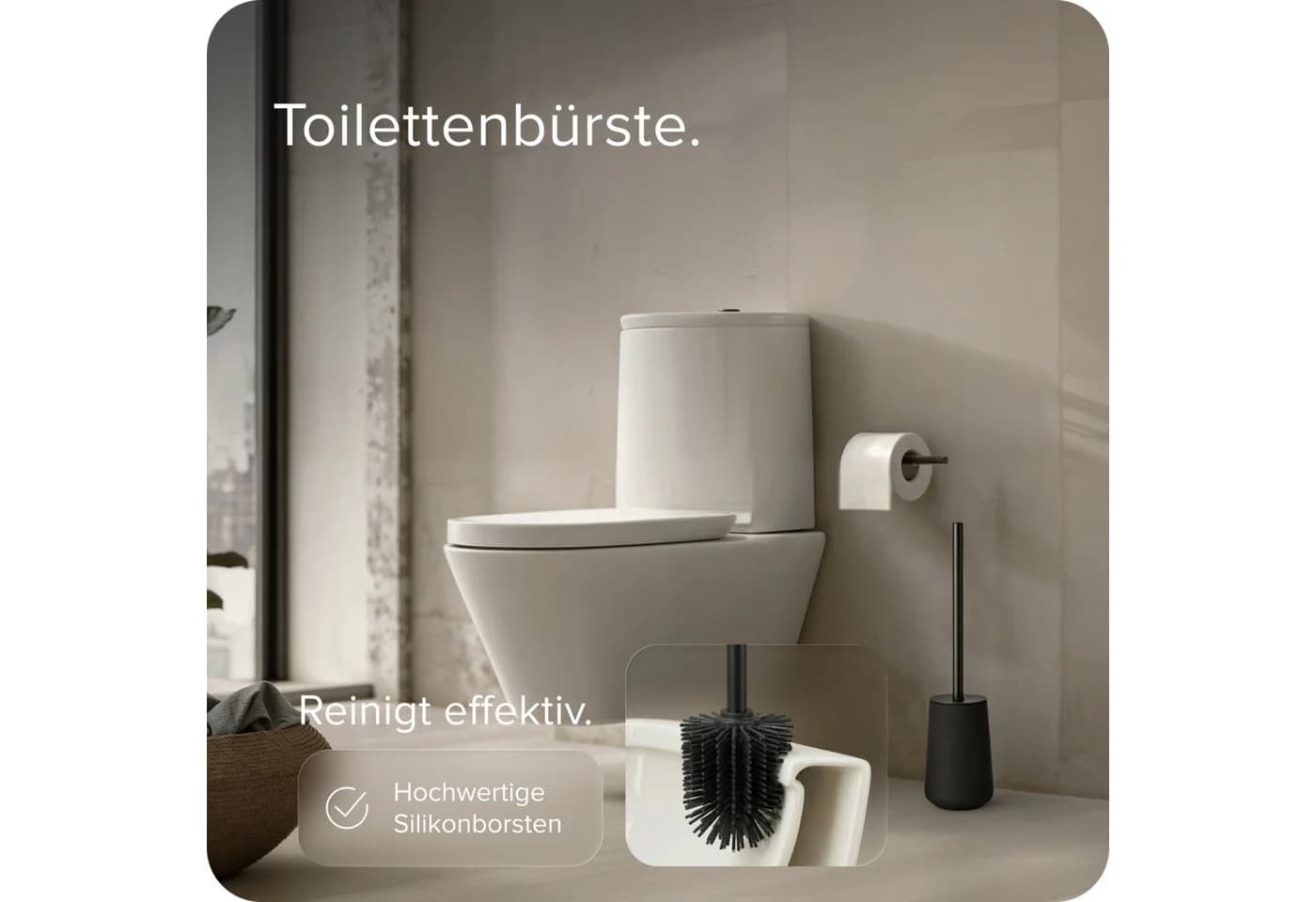 blackswedenhome Badaccessoire-Set Schwarz Keramik Soft Touch - Bild 3