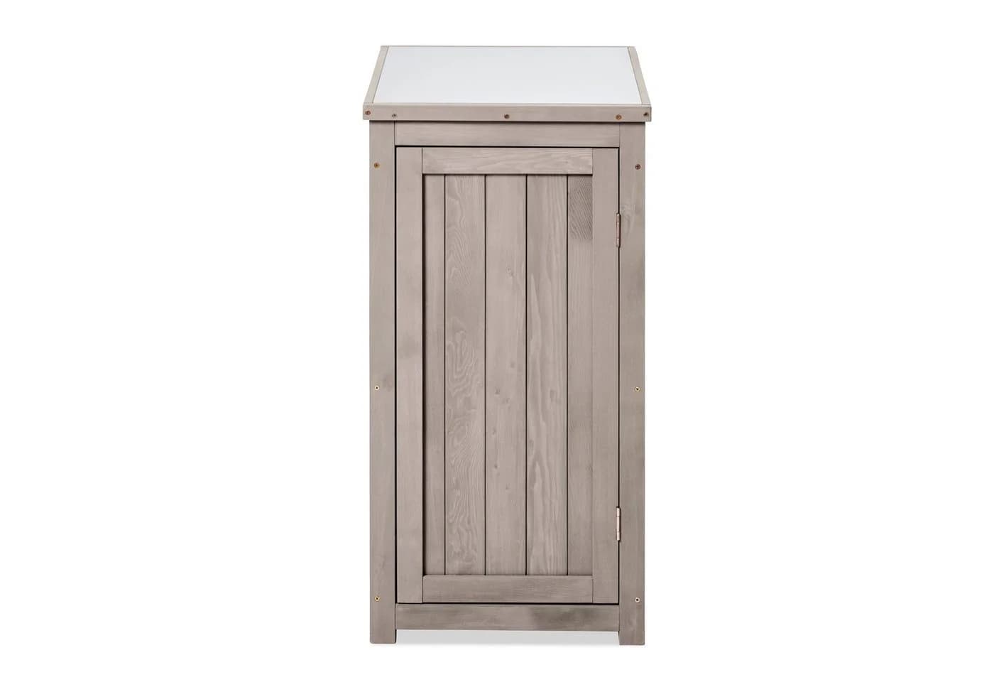 BUTENKIST Gartenbox NEELE Grau Aufbewahrung aus Holz Balkonschrank - Bild 4