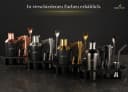 BARMINGO Cocktail-Set 11-tlg. Edelstahl mit Bambusgestell Schwarz/Silber Bild 1