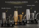 BARMINGO Cocktail-Set Edelstahl Boston Shaker 11-tlg. mit Bambusständer Bild 1
