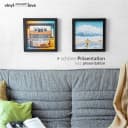 VinylRecordsLove Schallplattenrahmen 2er Set Schwarz Holz Bild 3