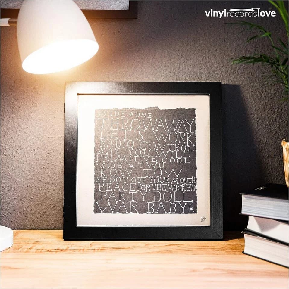 VinylRecordsLove Schallplattenrahmen 2er Set Schwarz Holz - Bild 5