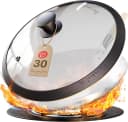 Flavemotion Wok-Deckel 36cm Glas mit Silikonrand Bild 2
