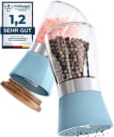 Hannah's Homebrand Salz- und Pfeffermühle Set Manuell Edelstahl Bild 2