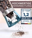 Hannah's Homebrand Salz- und Pfeffermühle Set Manuell Edelstahl Bild 4