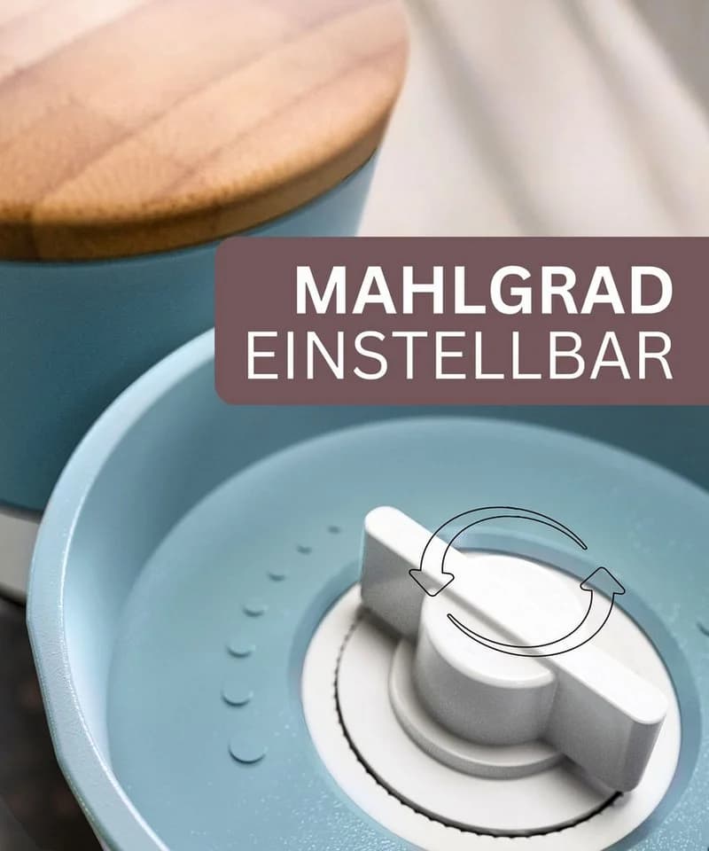 Hannah's Homebrand Salz- und Pfeffermühle Set Manuell Edelstahl - Bild 5
