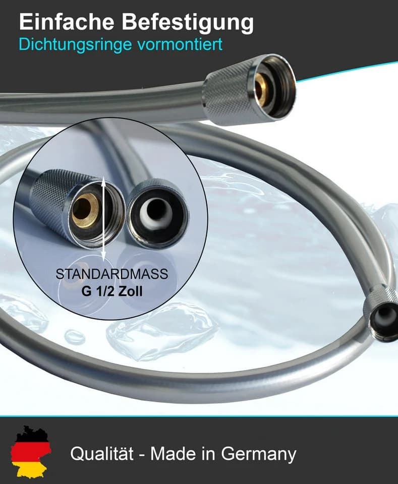 Blumbach Brauseschlauch Premium Duschschlauch Silber - Bild 5