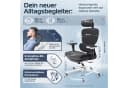 CLOUVOU Bürostuhl Ergonomisch Schwarz 150kg QuantumFlex 4D Armlehnen Bild 1