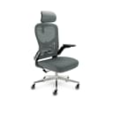 CLOUVOU SmartSeat Bürostuhl Ergonomisch Anthrazit/Schwarz mit 3D-Kopfstütze Bild 1
