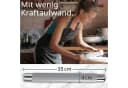 BURI Nudelholz Silikon Edelstahl Antihaft Teigroller ohne Griffe Bild 1