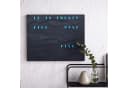 build-yours.de Wortuhr Jupiter LED Wanduhr Schwarz Bild 3