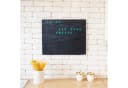 build-yours.de Wortuhr Jupiter LED Wanduhr Schwarz Bild 4