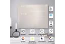 build-yours.de Wortuhr Jupiter LED Wanduhr Grau WLAN App Bild 1