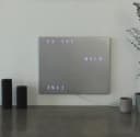build-yours.de Wortuhr Jupiter LED Wanduhr Grau WLAN App Bild 4