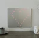 build-yours.de Wortuhr Jupiter LED Wanduhr Grau WLAN App Bild 5