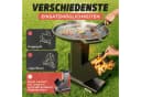 Drei Eichen Grillplatte Gusseisen Ø35cm mit Tropfschutz & Tragegriff Bild 5