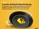 endusor Paellapfanne 38cm Aluminiumguss Antihaft für 6-8 Personen Bild 4